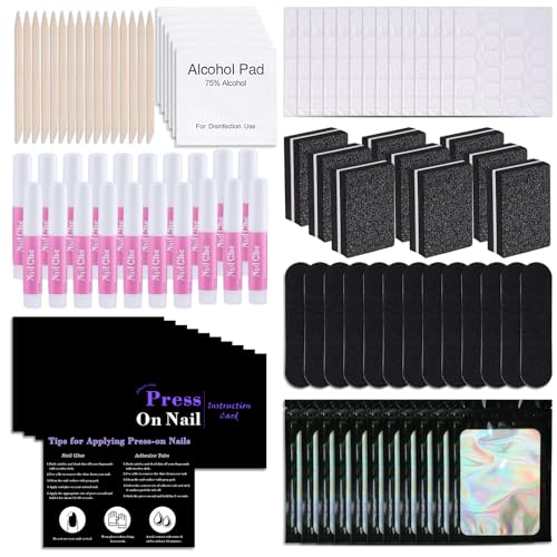 Disposable Nail Care Kit Set - 50 Pcs Manicure Supplies for Salon & Home