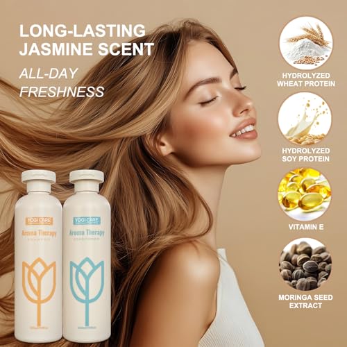 Volumizing Shampoo & Deep Moisturizing Conditioner Set for Damaged Hair