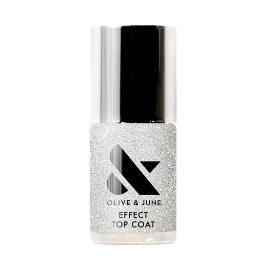 Olive & June Long-Lasting Top Coat Nail Polish - Celestial Effect | Gel-Like Finish | No Lamp Needed | Lasts up to 10 days | Salon-Quality Color at Home | Vegan & Cruelty-Free | Chip-Resistant Shine