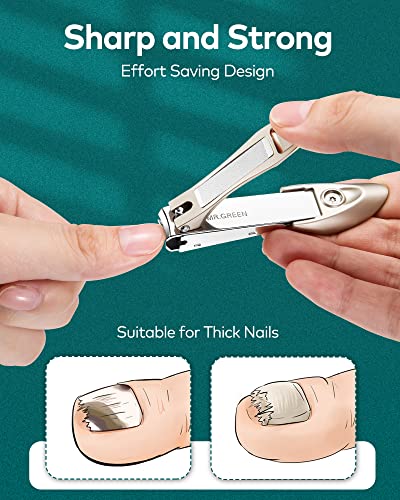 Multifunctional Nail Clipper Set with Anti-Splash Design - 3PCS Professional Manicure Kit