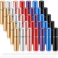 Tessco for you 35 Pcs Atomizer Perfume Bottles 10ml Mini Atomizer Sprayer for Perfume Bulk Refillable with Pump for Travel Outgoing (Multi Color)
