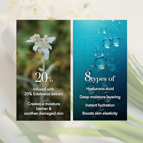 Edelweiss Hydrating Toner with 20% Edelweiss Extract & Flower Blends - All Skin Types