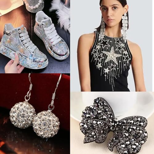 Clear Crystal Hotfix Rhinestones SS20 Bulk 14400pcs for Clothing Crafts, DIY Decoration Variation of THIS listing: 101