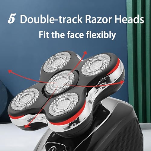 Pro Replacement Head Compatible with Remington Balder Pro Head Shaver XR7000, with 5 Dual-Track Cutter Heads, Precision Electric Shaving for Bald Men (3P)
