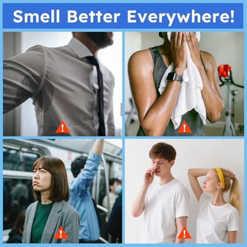200 Pack Travel Size Deodorant Gel - Individually Wrapped, TSA Friendly Men & Women