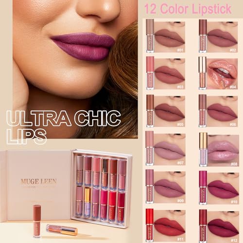 Ruicen Makeup Kit for Women - Full Face Set with Matte Eyeshadow A, Foundation, Lipgloss & More