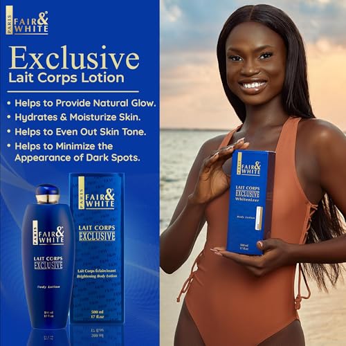 FAIR & WHITE Lait Corps Exclusive Whitenizer Body Lotion - 17 Fl oz / 500 ml
