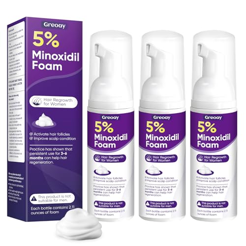 Women’s 5% Minoxidil Hair Growth Foam for Thinning Hair - Nourishing Scalp Treatment