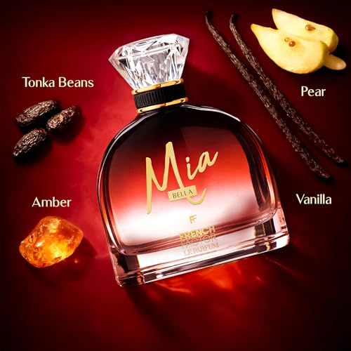 French Factor Mia Bella Floriental Eau de Parfum for Women 100ml - Long-Lasting, Pear, Jasmine & Amber Notes
