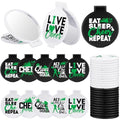 50 Pcs Green Cheerleader Compact Mirrors Bulk Gift Set - Inspiring & Portable