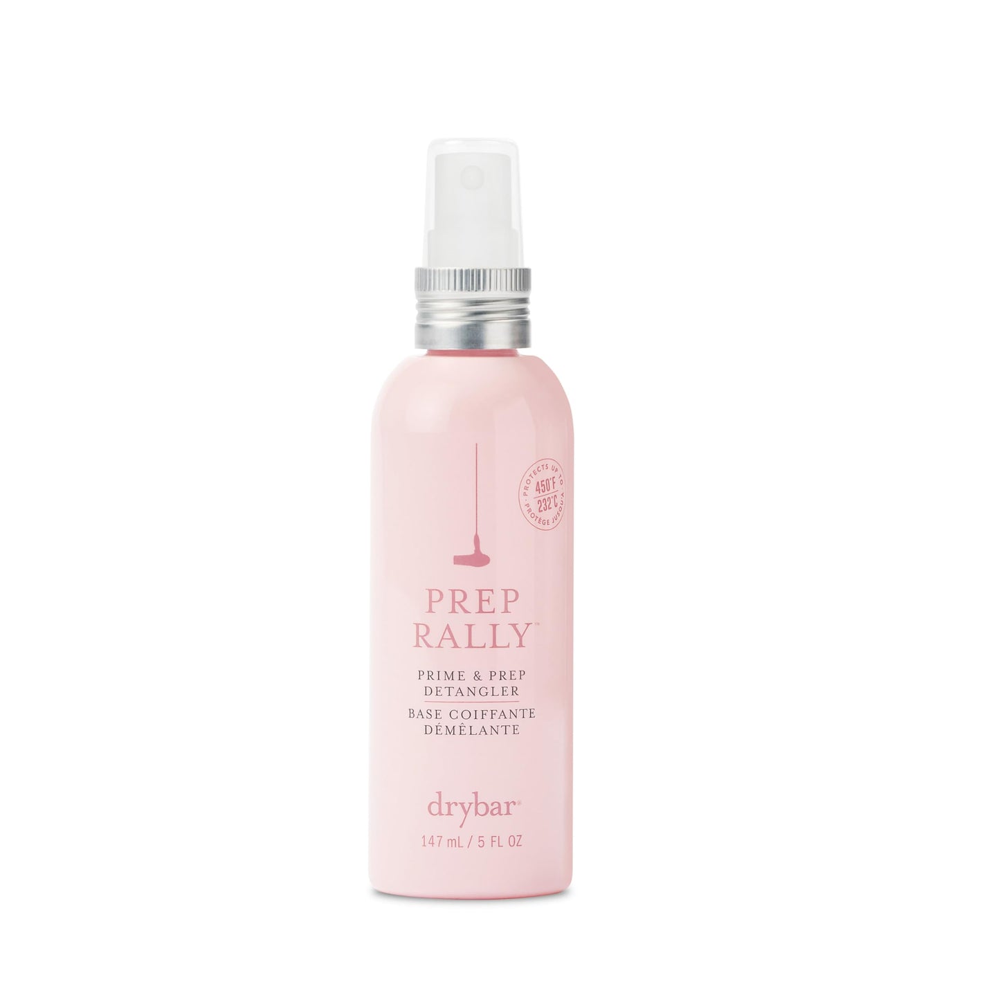 Drybar Prep Rally Prime & Prep Detangler Noir Scent - Full Size | Nourishes Hair, Detangles with Ease, Leaves Hair Soft & Manageable, Protects Hair, Cruelty Free