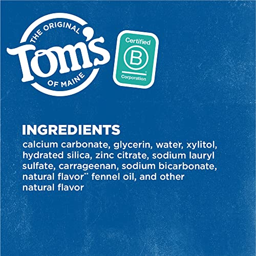 Tom's of Maine Fluoride-Free Antiplaque & Whitening Toothpaste, Fennel, 11 oz