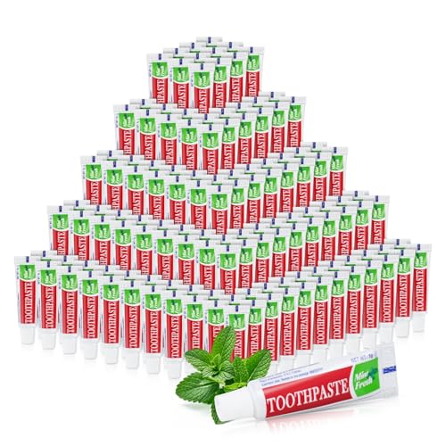 240-Pack Travel Size Toothpaste Tubes - Mini Mint Flavored Oral Care