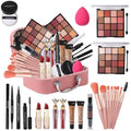 All-in-One Makeup Kit for Teen Girls — Pink, 2X16 Eyeshadow & Brush Set