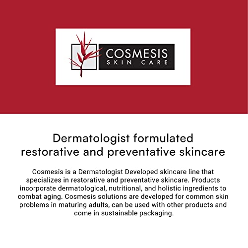 Cosmesis Vitamin C Serum: Rejuvenate & Protect Skin with 12% Concentrated Vitamin C & Antioxidant Tea Extracts for Brighter, Healthier Skin - 1 fl oz.