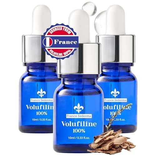 Volufiline¢â Booster Serum [3-Pack Best Value] (10ml x 3 = 30ml) ? Sederma France Cosmetic Active | Plump-Looking Care for Face Neck D?collet? Body | DIY Mix-In Oil-Essence