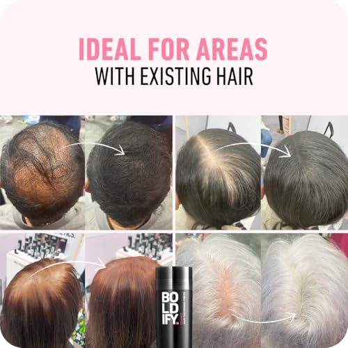 Hair Fiber and Root Touch-Up Powder Bundle for Thicker Hair - Dark Brown