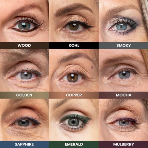 PrimeEyes Glide Eyeliner for Mature Women - Mulberry - Water-Resistant & Smudge-Proof
