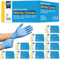 Inspire Nitrile Exam Gloves Large Light Blue Disposable Latex-Free Medical Gloves