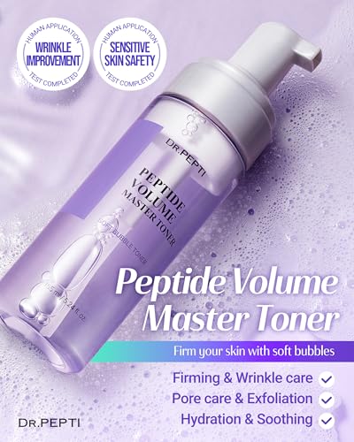 Peptide Volume Master Toner with Bubble Foam & PHA BHA - 5.24 fl oz