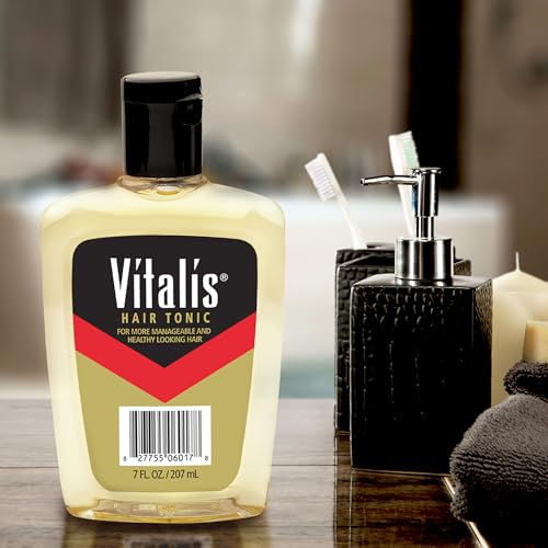 Vitalis Hair Tonic Liquid - Non-Greasy Hair Care for All Hair Types, 7 Fl Oz Pack of 2