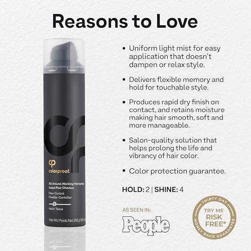 ColorProof Flexible Hold Hairspray for Color-Treated Hair 9 Fl Oz