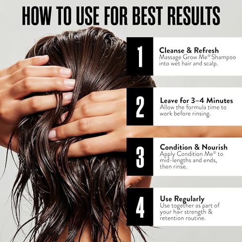 Watermans UK Hair Growth Shampoo & Conditioner Biotin Argan Oil Men Women