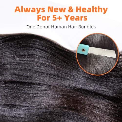 Clytie 10-Inch Yaki Straight Raw Human Hair Bundle - Lasts 5 Years