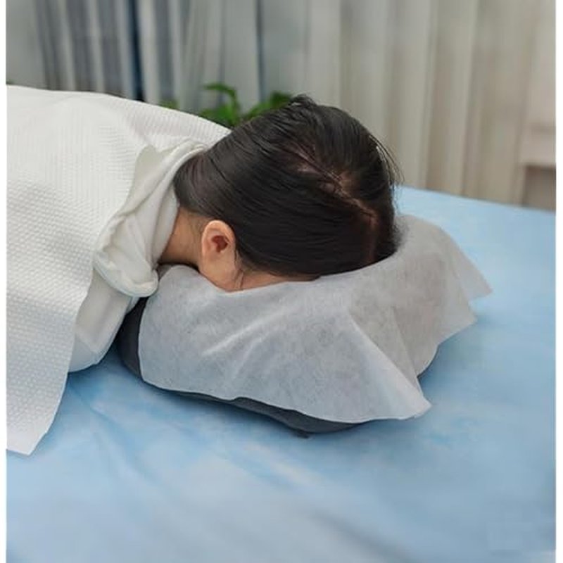 300 Pcs Disposable Face Cradle Covers for Massage Chairs Headrest Covers Massage Table Ultra Soft Non Sticking, Face Head Rest Covers,Face Cushion Cover