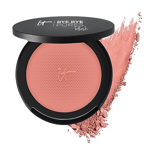 IT Cosmetics Bye Bye Pores Blush - Naturally Pretty Warm Peach, 0.19 oz