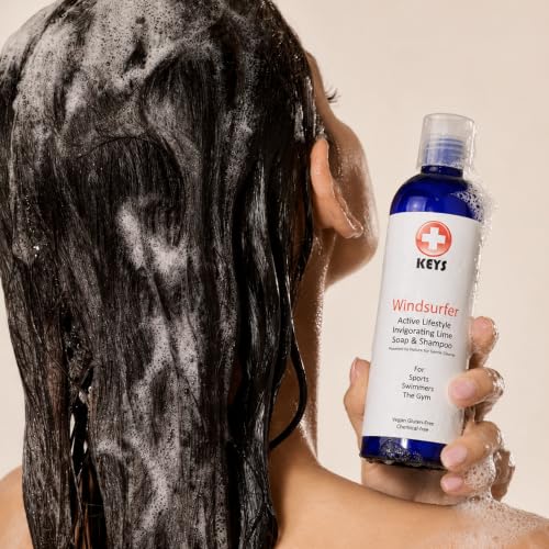 Keys Lime Saltwater Castile Body Wash & Shampoo 8 oz - Biodegradable & Hydrating