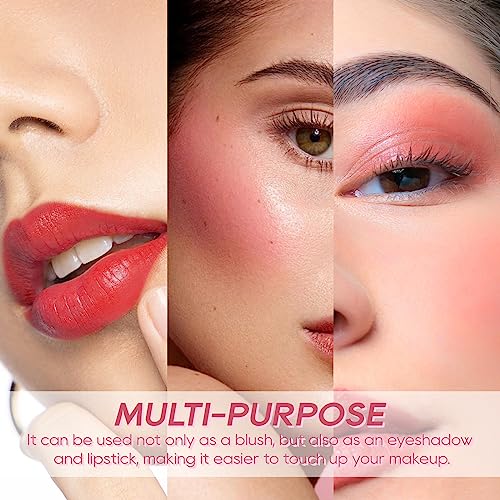 KYDA Liquid Blush, Matte Tinted for Cheeks, Lasting Dewy Finish, High Pigment Soft Creamy Blush, Blendable Lightweight Cover-Nude Pink