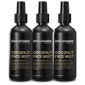 Gentlehomme - Coconut Face Mist - Men¡¯s Facial Spray - with Hyaluronic Acid, Aloe Vera & Green Tea - Refresh, Moisturize & Hydrate - Use Day & Night - Safe for All Skin Types - Vegan - 3.4oz - 3 Pack