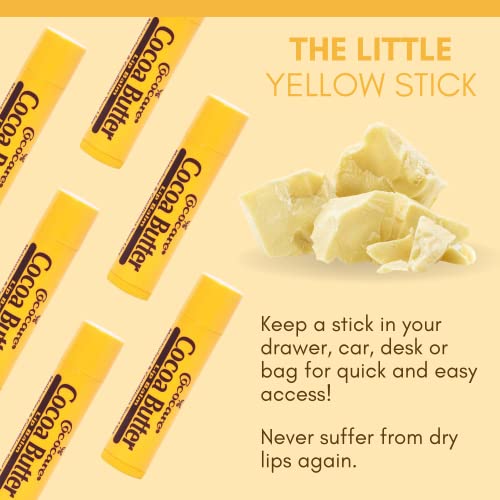 Cococare Cocoa Butter Lip Balm Set - 24 Pieces, Moisturizing Lip Care