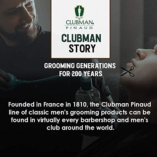 Clubman Pinaud Men's Body Powder 9 oz x 3 Pack - Sweat & Odor Control, Cooling