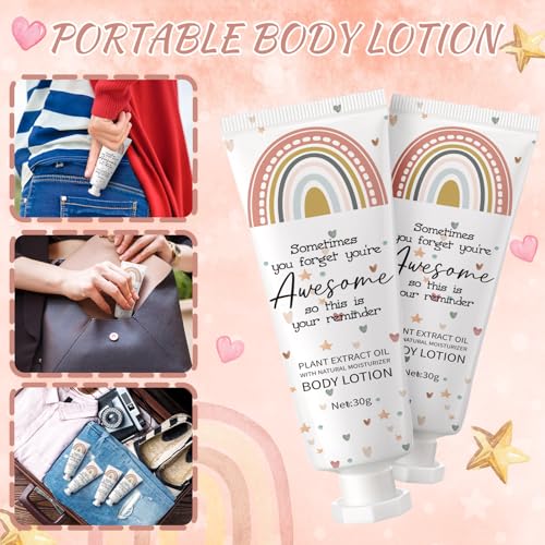 24 Pcs Portable Hand & Body Lotion Gifts Set for Employee Appreciation - Variation of 24