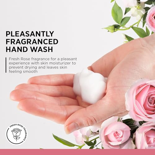 Refill Pack of 6 x 1L Enchanted Rose Foam Hand Soap - Skin Moisturizer & Eco-Friendly