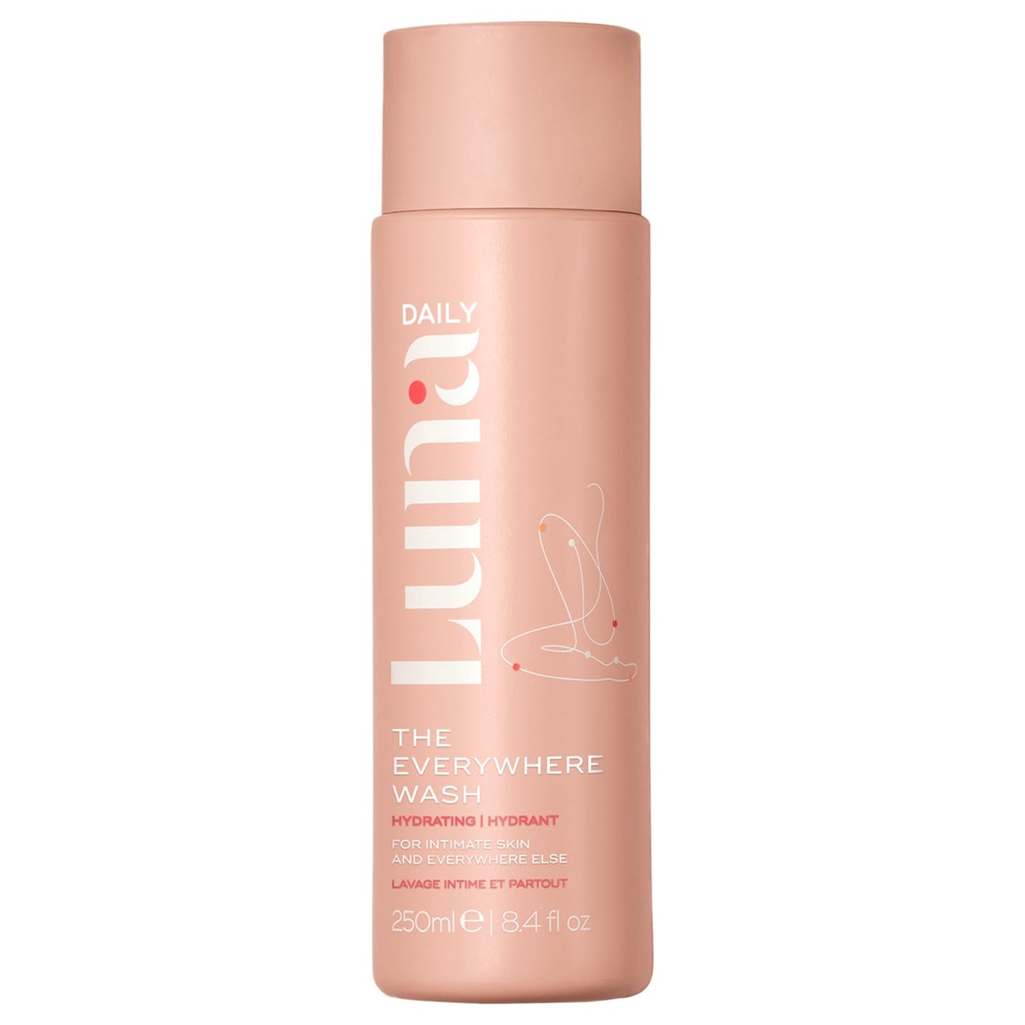 Fragrance-Free Feminine Wash - pH-Balanced Hydrating Cleanser for Sensitive Skin, 250ml