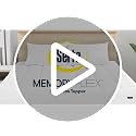 Serta Memory Flex Pillowtop Mattress Topper - White, Queen Size