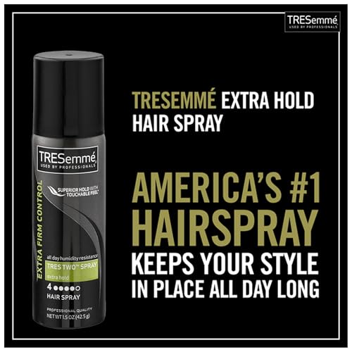 TRESemmé Travel Size Extra Hold Hair Spray 3-Pack – All Day Humidity Resistance