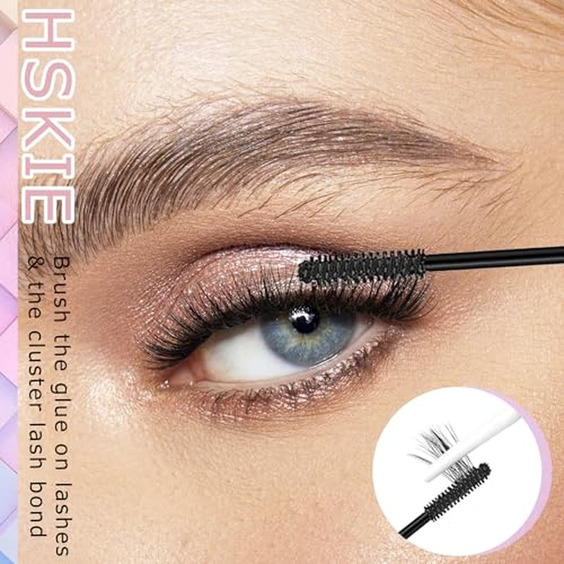 Lash Cluster Glue Bond & Seal ? Waterproof Lash Glue for Eyelash Clusters, Long-Lasting Lash Bond and Seal, Includes Lash Remover for Easy Removal