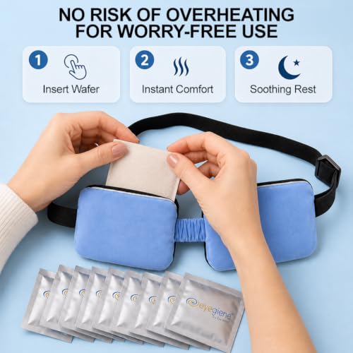 Insta-Warmth Eye Mask Refill Pack - 30 Pairs Warming Wafers for Dry Eyes - No Mask Included