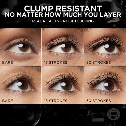 L'Oreal Paris Paradise Big Deal Mascara, Volumizing and Lengthening Formula, Buildable, Clump Resistant, Washable Black Brown Mascara, 0.33 Fl Oz