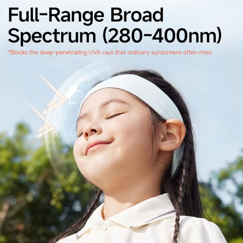 Hi!papa Kids Mineral Sunscreen SPF50, Broad Spectrum UVA/UVB Protection, Non-Nano Zinc Oxide, Water Resistant, Sheer Finish No White Cast, Fragrance Free, 1.94oz