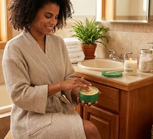 Whipped Shea Butter for Body, Skin & Hair - 2 Pack (14oz) - Natural Moisturizer for Eczema & Stretch Marks