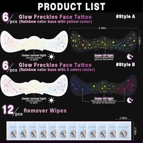 Rainbow Body Glitter Stick,Waterproof Glitter Gel Singer Concert Stage Performance Outfit Hair & Face Body Glitter Makeup Accessories.