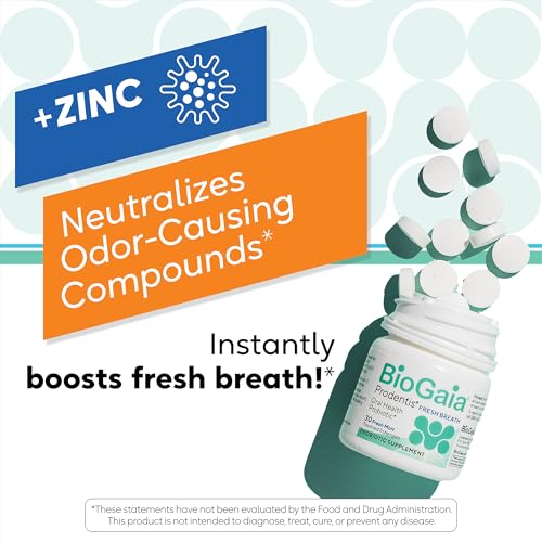 Probiotic Oral Lozenges for Bad Breath & Gum Health - Fresh Breath Support