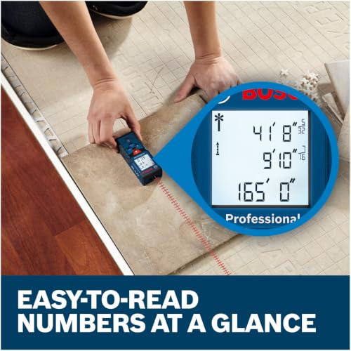 Laser Distance Meter 165 Ft. for Construction & DIY - Accurate Laser Measure