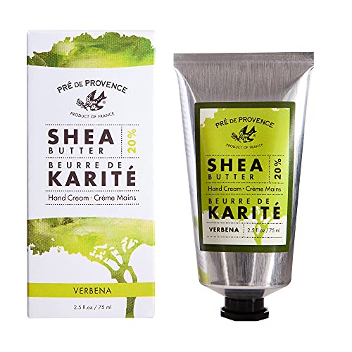 Moisturizing Hand Cream with Shea Butter - Verbena Scent, 75ml, Travel Size, Pack of 1