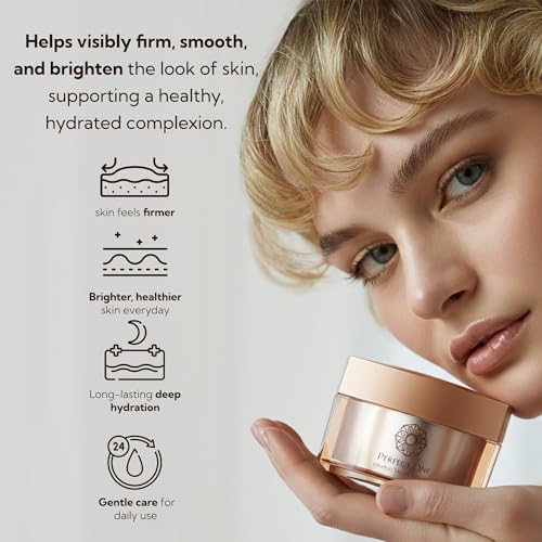 All-in-One Firming Face Cream - Anti-Aging Moisturizer with Hyaluronic Acid & Collagen